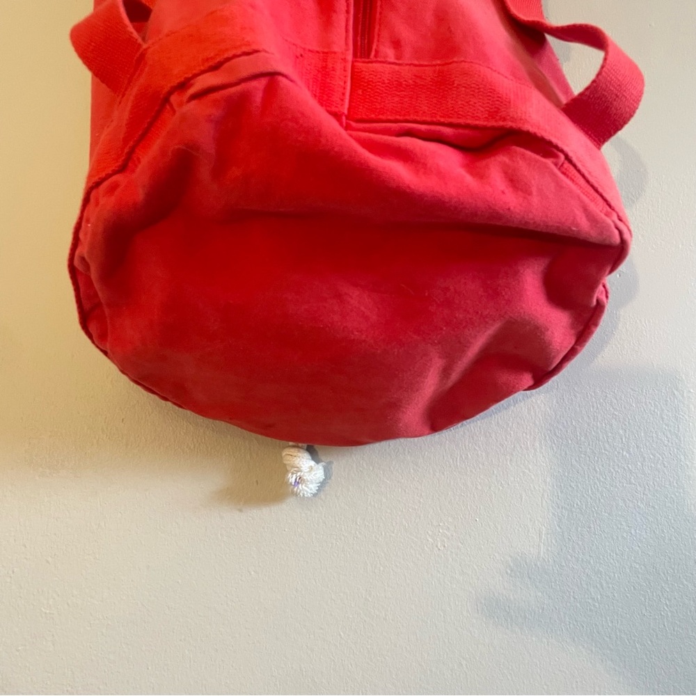 Buffalo David Bitton “Blue Jean Story” Red Canvas Backpack – Y2K Vintage EUC - Picture 15 of 16